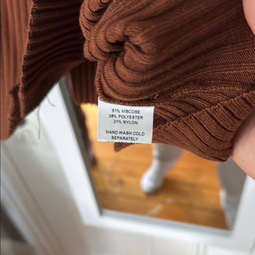 NWOT Vintage Chevron Sweater - Picture 6 of 7